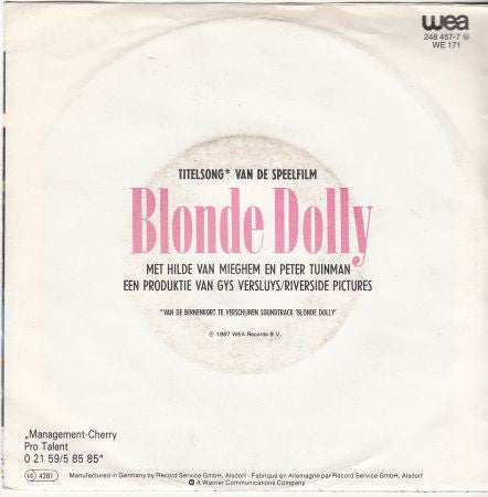 Cherry - My Second Skin Vinyl Singles Vinyl Very Good (VG) <br> Hoes Good Plus (G+)