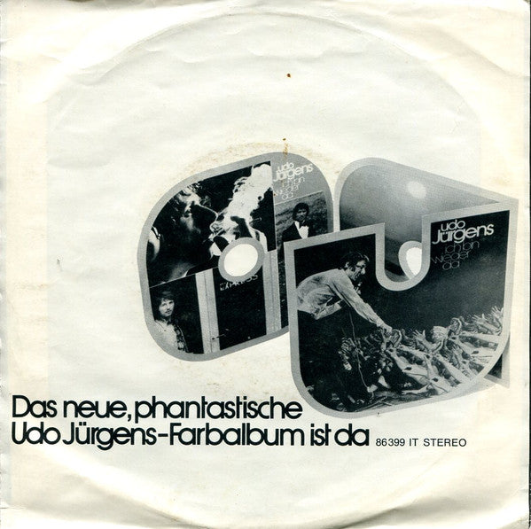 Udo Jurgens - Ich Bin Wieder Da Vinyl Singles Vinyl Very Good (VG) <br> Hoes Good Plus (G+)