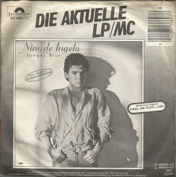 Nino De Angelo - Engel Und Teufel, Luisa Vinyl Singles Vinyl Very Good (VG) <br> Hoes Good Plus (G+)