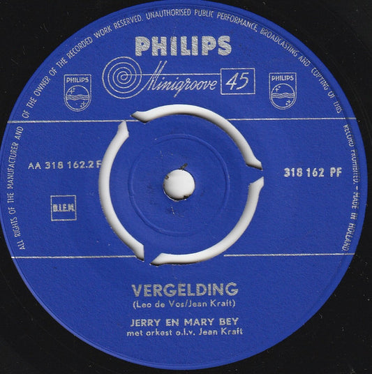 Jerry En Mary Bey - De Vondeling 39838 Vinyl Singles Vinyl Zeer Goed / Hoesje Generic "VINYLSINGLES.NL"