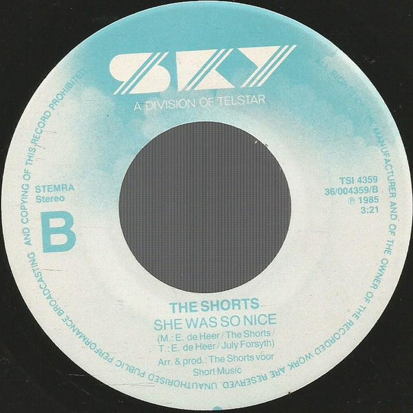 Shorts - Ze Was Zo Mooi Vinyl Singles