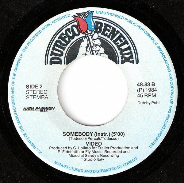 Video - Somebody (Hey Girl) 29771 Vinyl Singles Vinyl Very Good (VG) <br> Hoes Good Plus (G+)