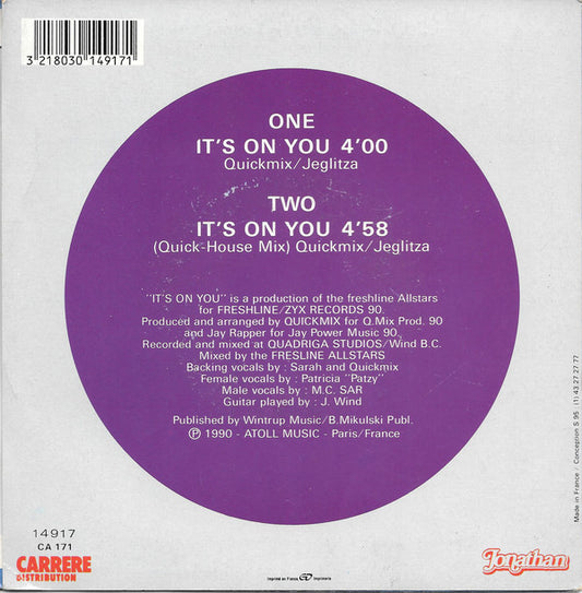 Mc Sar & The McCoy - It's On You