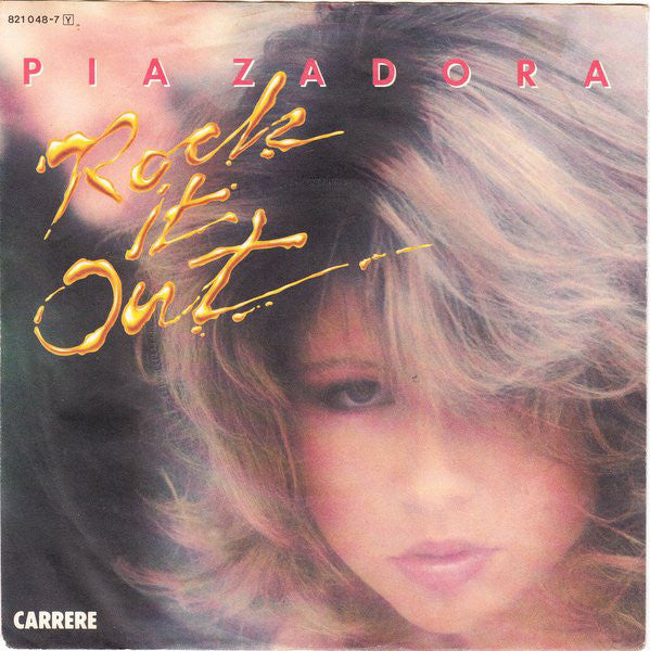 Pia Zadora - Rock It Out Vinyl Singles Vinyl Very Good (VG) <br> Hoes Good Plus (G+)