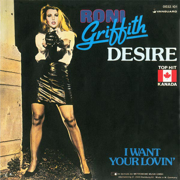 Roni Griffith - Desire 25510 Vinyl Singles Vinyl Very Good (VG) <br> Hoes Good Plus (G+)
