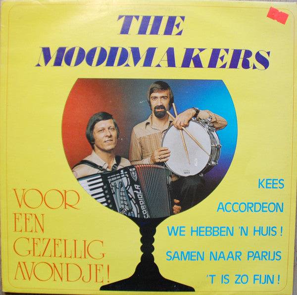 Moodmakers - Voor Een Gezellig Avondje (LP) Vinyl LP Vinyl Very Good (VG) <br> Hoes Good Plus (G+)
