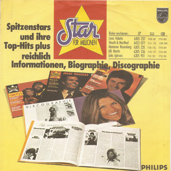 Nana Mouskouri - Schau Mich Bitte Nicht So An Vinyl Singles Vinyl Very Good (VG) <br> Hoes Good Plus (G+)