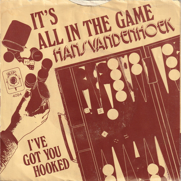 Hans Vandenhoek - It's All In The Game 30652 Vinyl Singles Vinyl Very Good (VG) <br> Hoes Good Plus (G+)