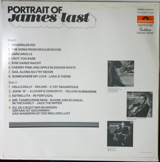 James Last - Portrait Of James Last (LP) Vinyl LP Vinyl Zeer Goed / Hoesje Goed "VINYLSINGLES.NL"