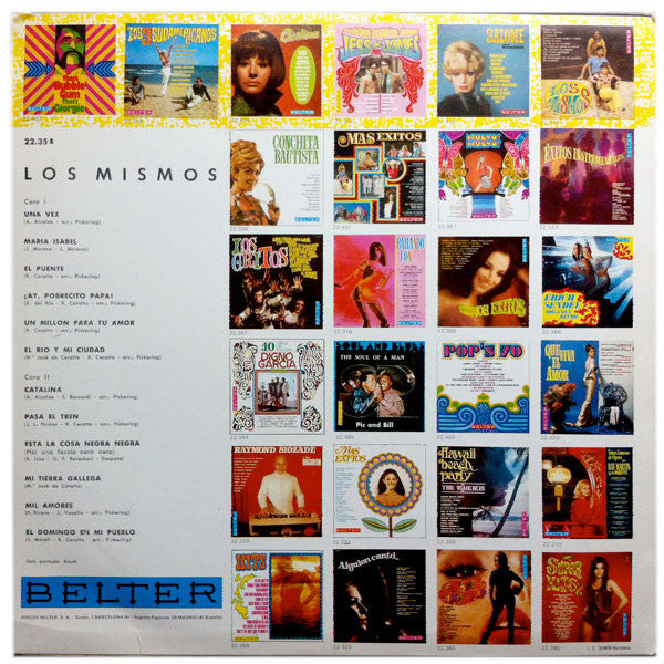 Los Mismos - Los Mismos (LP) Vinyl LP Vinyl Very Good (VG) <br> Hoes Good Plus (G+)