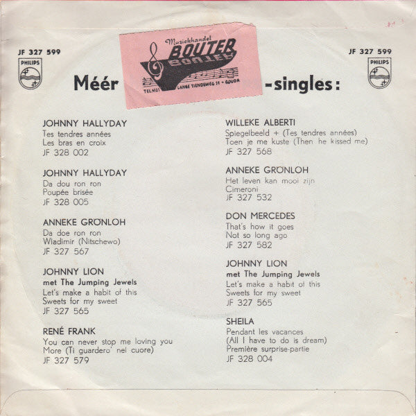 Anneke Gronloh - Rozen Hebben Doornen 36596 Vinyl Singles Vinyl Very Good (VG) <br> Hoes Good Plus (G+)