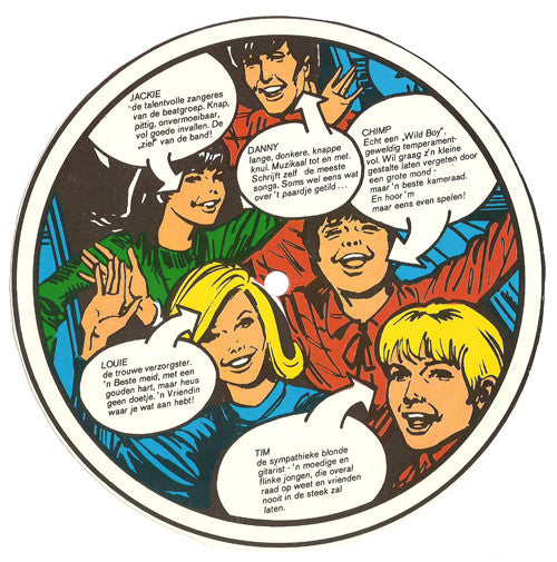 Jackie En De Wild Boys - Here We Go! (Flex-disc) Flexi-disk Media VG+ / Sleeve Generic