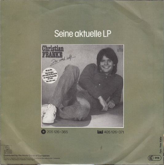 Christian Franke - Du Bist Die Frau, Die Ich Liebe