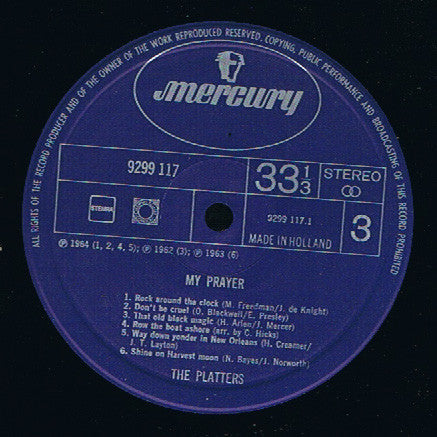 Platters - My Prayer (LP) Vinyl LP