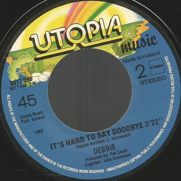 Debbie - (I've Got) The Whole World Dancing Vinyl Singles Vinyl Very Good (VG) <br> Hoes Good Plus (G+)