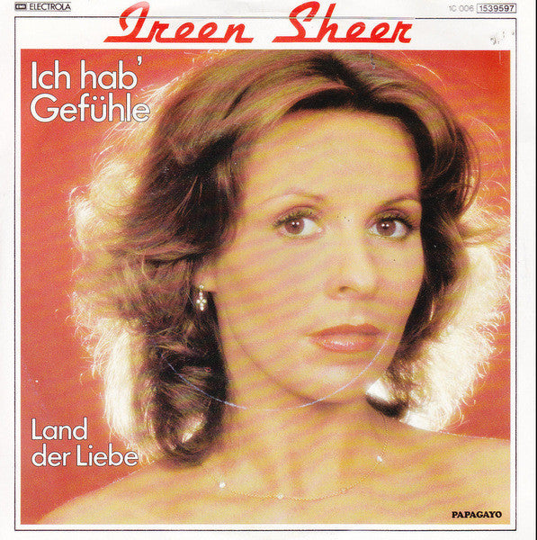 Ireen Sheer - Ich Hab' Gefühle Vinyl Singles Vinyl Very Good (VG) <br> Hoes Good Plus (G+)