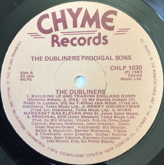 Dubliners - Prodigal Sons (LP)