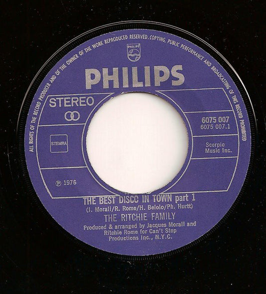 Ritchie Family - The Best Disco In Town 28124