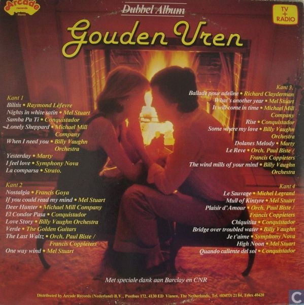 Various - Gouden Uren (LP) Vinyl LP Vinyl Zeer Goed / Hoesje Goed "VINYLSINGLES.NL"