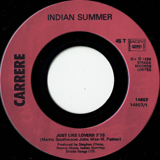 Indian Summer - Just Like Lovers album cover More images