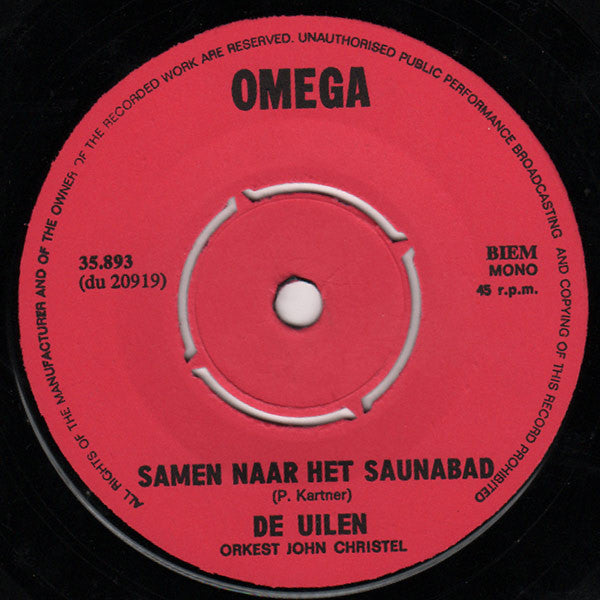 Uilen - Hallo Mijnheer Den Uil Je Onderbroek Is Vuil Vinyl Singles Vinyl Very Good (VG) <br> Hoes Good Plus (G+)