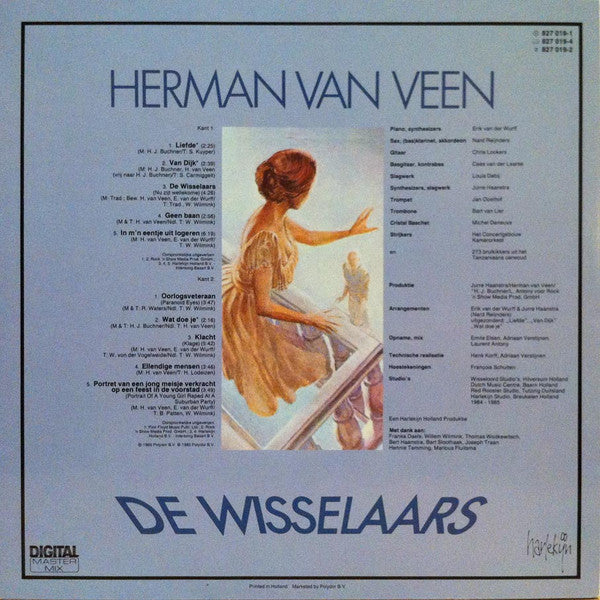 Herman van Veen – De Wisselaars (LP) Vinyl LP Vinyl Very Good (VG) <br> Hoes Good Plus (G+)