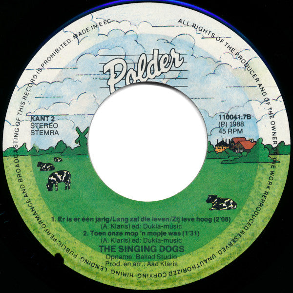 Singing Dogs - Woef, Woef, Woef, Hoera! Vinyl Singles