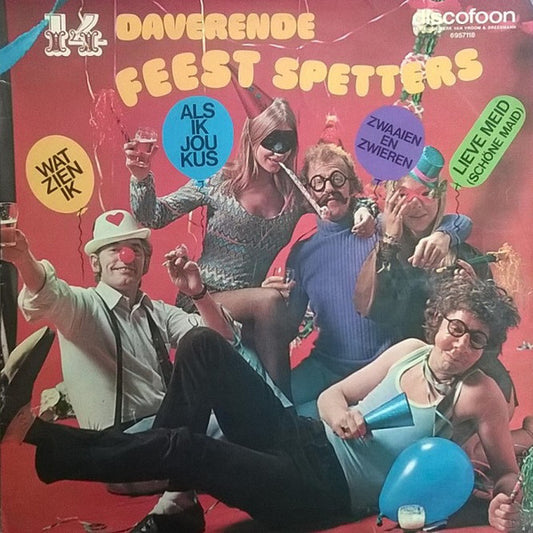 Unknown Artist - 14 Daverende Feest Spetters (LP) 41265 41636 41959 48895 Vinyl LP VINYLSINGLES.NL