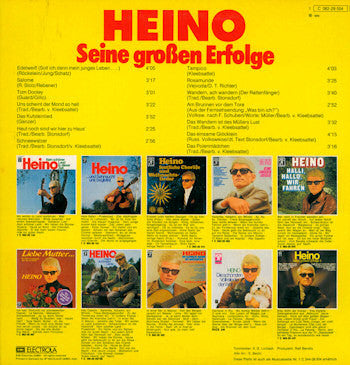 Heino - Seine Großen Erfolge (Folge 4) (LP) Vinyl LP Vinyl Very Good (VG) <br> Hoes Good Plus (G+)