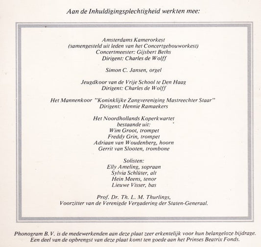 Various - ** April (LP) Vinyl LP Vinyl Zeer Goed / Hoesje Goed "VINYLSINGLES.NL"