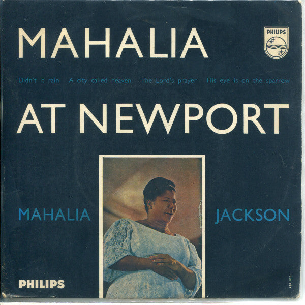 Mahalia Jackson - Mahalia At Newport Vinyl Singles Vinyl Very Good (VG) <br> Hoes Good Plus (G+)