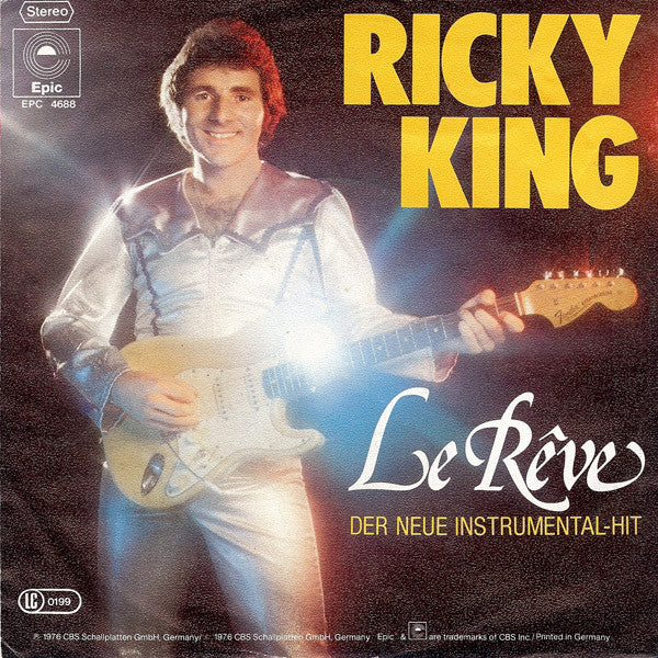 Ricky King - Le Rêve Vinyl Singles Vinyl Very Good (VG) <br> Hoes Good Plus (G+)