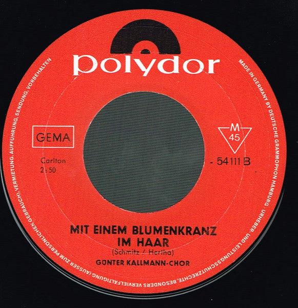 Günter-Kallmann - Chor Schneewalzer Vinyl Singles