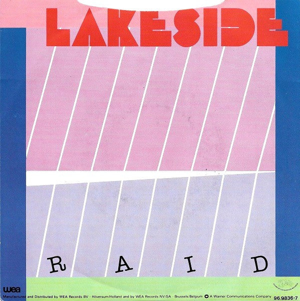 Lakeside - Raid Vinyl Singles Vinyl Very Good (VG) <br> Hoes Good Plus (G+)