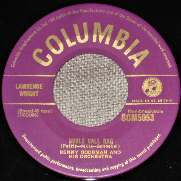 Benny Goodman / Benny Goodman Sextet - Bugle Call Rag Vinyl Singles