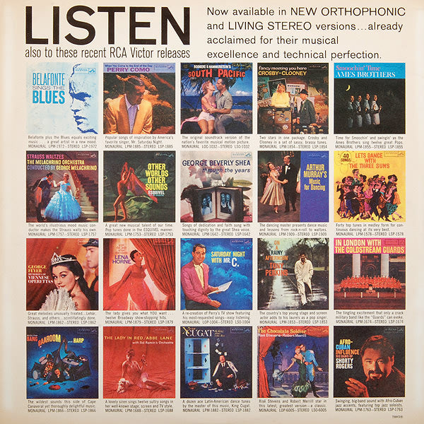 Henri Rene And His Orchestra - In Love Again (LP) Vinyl LP Vinyl Very Good (VG) <br> Hoes Good Plus (G+)