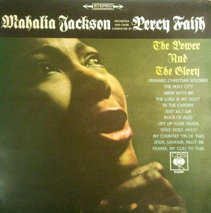 Mahalia Jackson - The Power And The Glory (LP) Vinyl LP Vinyl Very Good (VG) <br> Hoes Good Plus (G+)