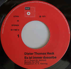Dieter Thomas Heck - Es Ist Immer Dasselbe Vinyl Singles Vinyl Goed / Hoes Generic