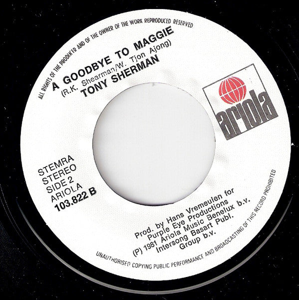 Tony Sherman & Julia Loko - Love's Grown Deep Vinyl Singles Vinyl Very Good (VG) <br> Hoes Good Plus (G+)