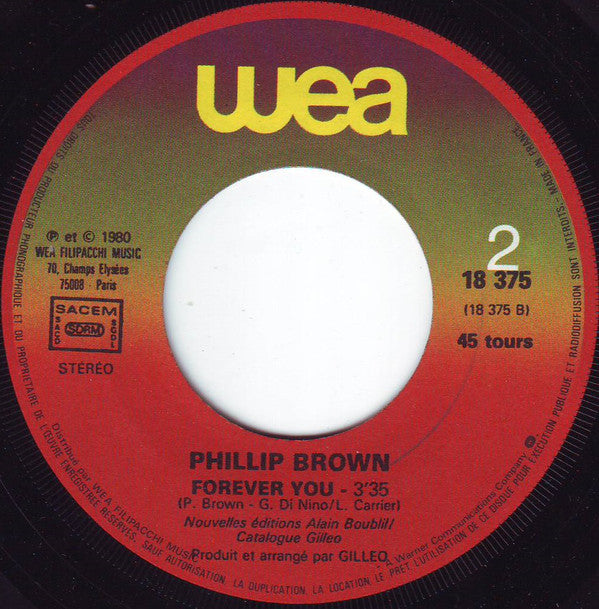 Phillip Brown - Easy Life Vinyl Singles Vinyl Very Good (VG) <br> Hoes Generic