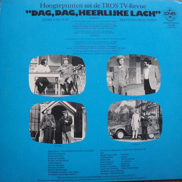 André van Duin en Frans van Dusschoten - Dag, Dag, Heerlijke Lach (LP) (B-Keus) Vinyl LP Vinyl Goed / Hoes Redelijk