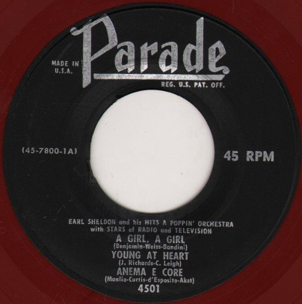 Earl Sheldon And His Hits A 'Poppin' Orchestra - Parade Of Hits A 'Poppin', Vol.* Vinyl Singles Vinyl Very Good (VG) <br> Hoes Good Plus (G+)