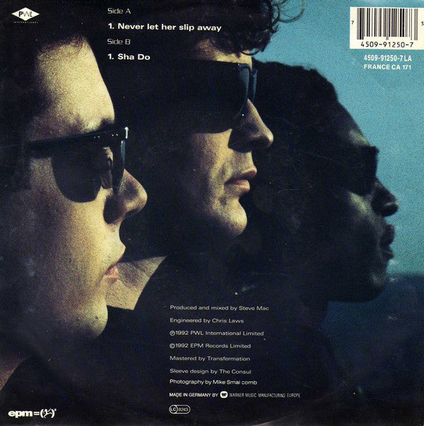 Undercover - Never Let Her Slip Away Vinyl Singles Vinyl Very Good (VG) <br> Hoes Good Plus (G+)