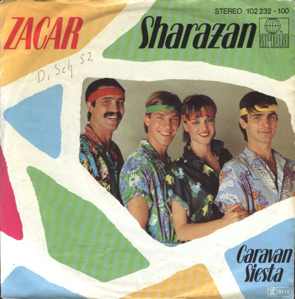 Zacar - Sharazan Vinyl Singles Vinyl Very Good (VG) <br> Hoes Good Plus (G+)