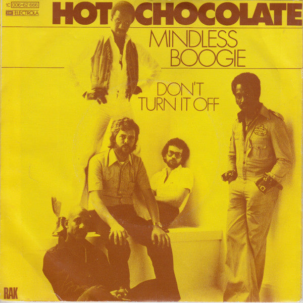Hot Chocolate - Mindless Boogie Vinyl Singles