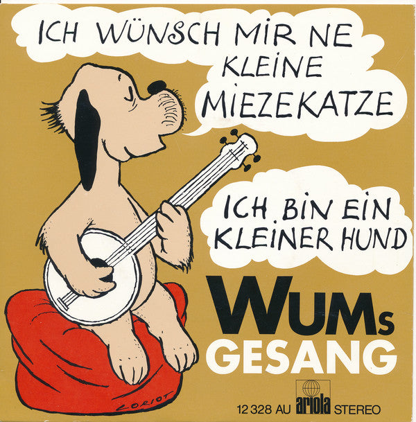 Wums Gesang - Ich Wünsch Mir Ne Kleine Miezekatze 06462 Vinyl Singles Vinyl Very Good (VG) <br> Hoes Good Plus (G+)