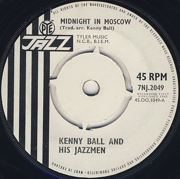 Kenny Ball And His Jazzmen - Midnight In Moscow Vinyl Singles