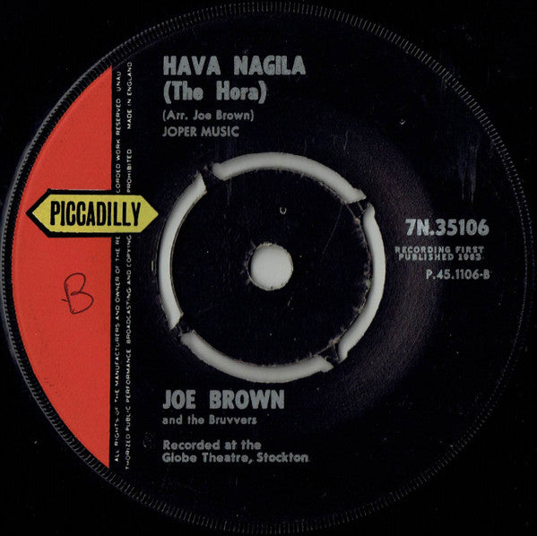 Joe Brown And The Bruvvers - That's What Love Will Do Vinyl Singles Vinyl Very Good (VG) <br> Hoes Generic