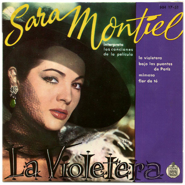 Sara Montiel – Interpreta Las Canciones De La Película La Violetera Vinyl Singles Vinyl Very Good (VG) <br> Hoes Good Plus (G+)