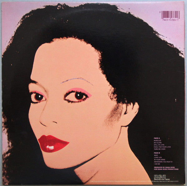 Diana Ross - Silk Electric (LP) Vinyl LP Vinyl Very Good (VG) <br> Hoes Good Plus (G+)